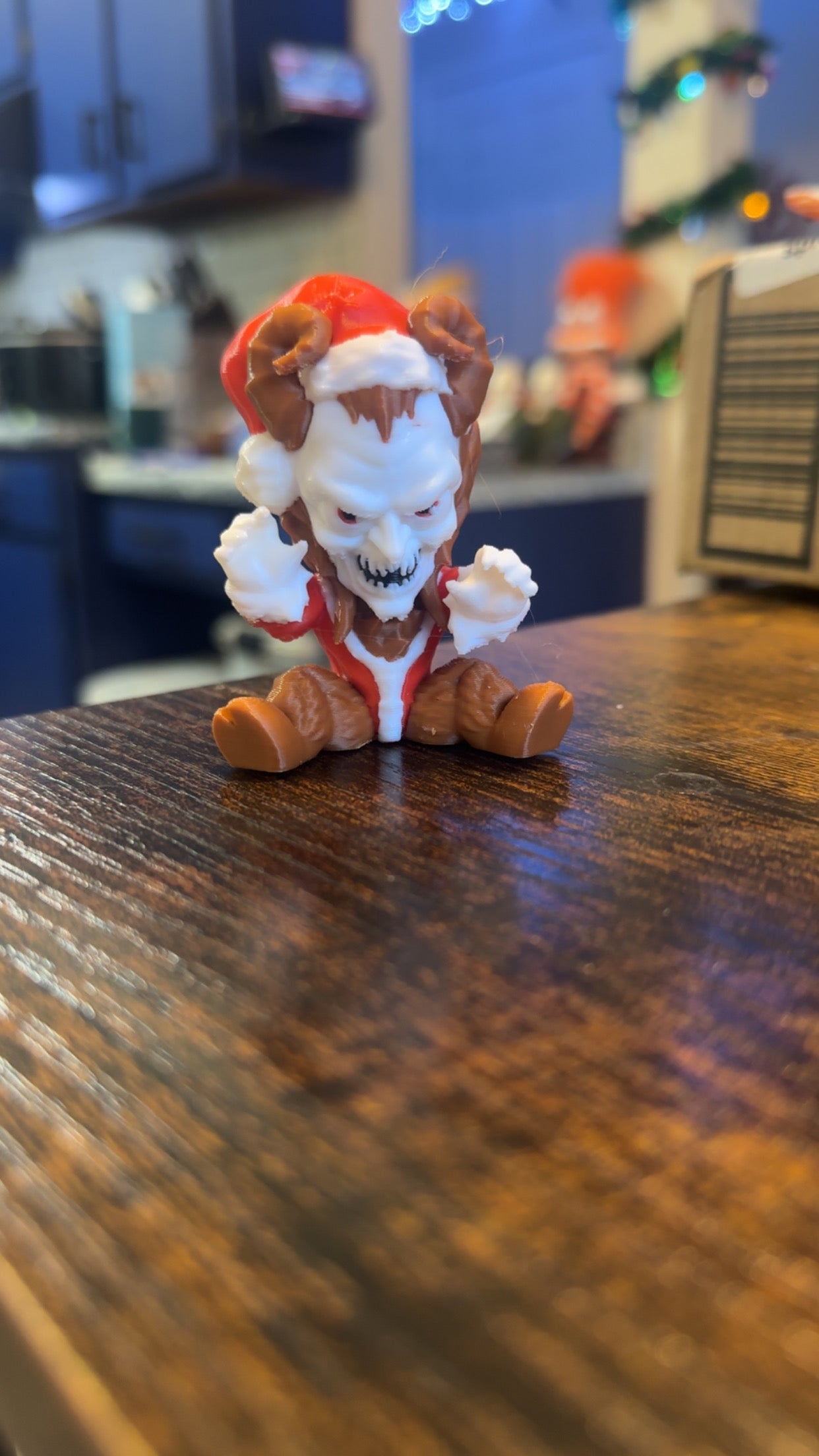 3in. 3d printed krampus