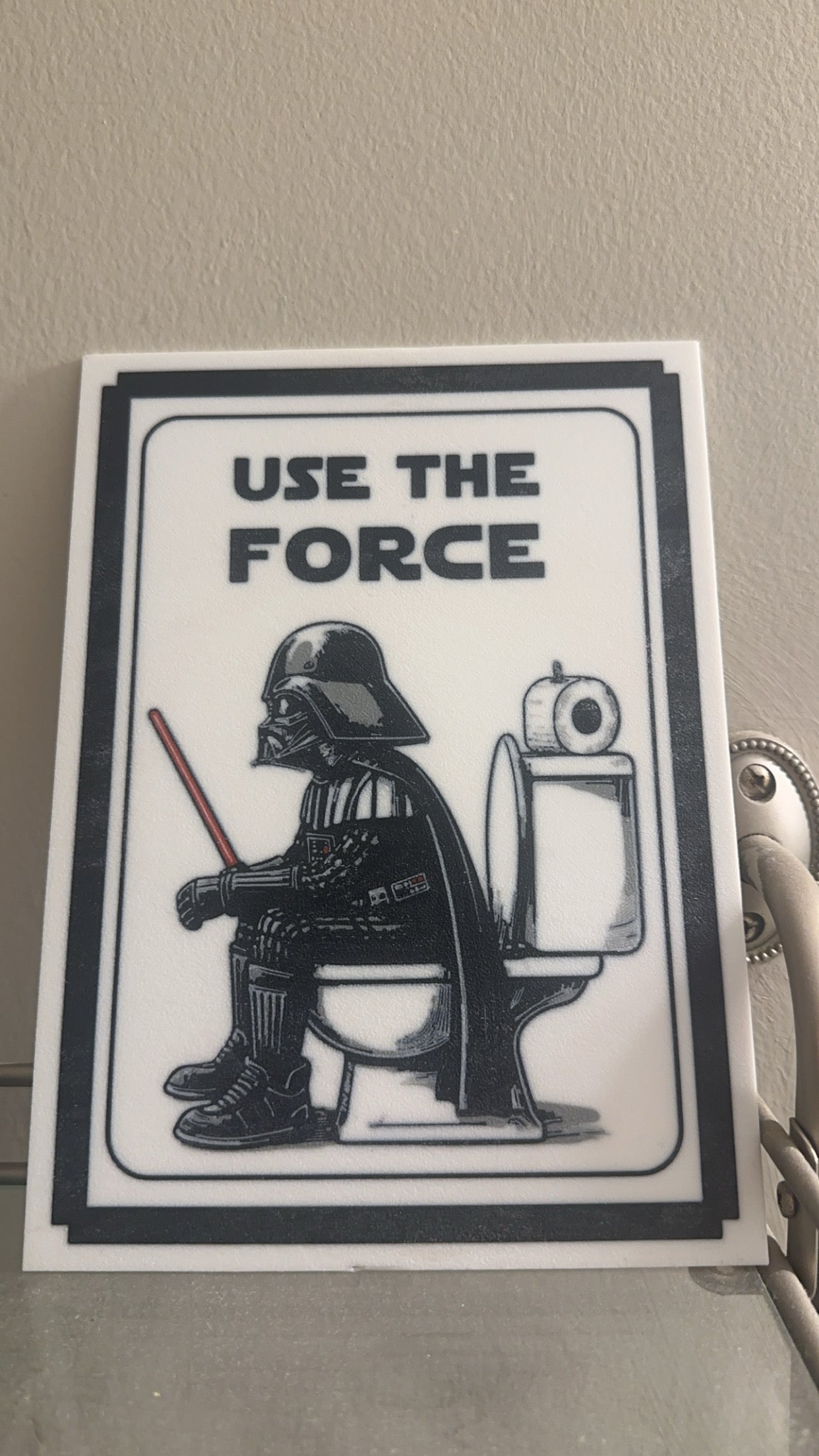 3d printed star wars bathroom sign