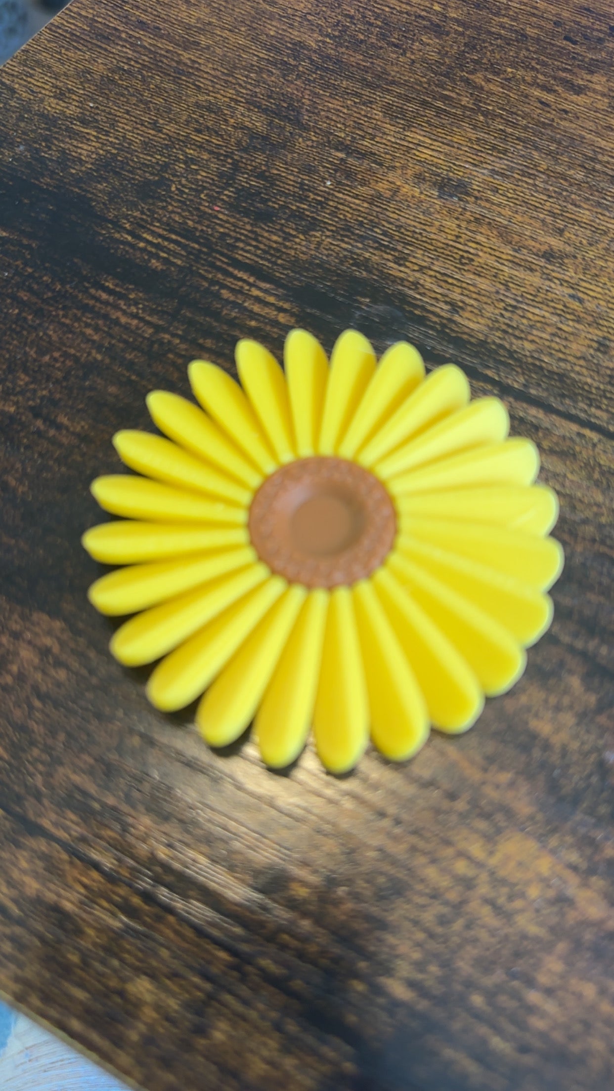 3d printed flower fidget spinner