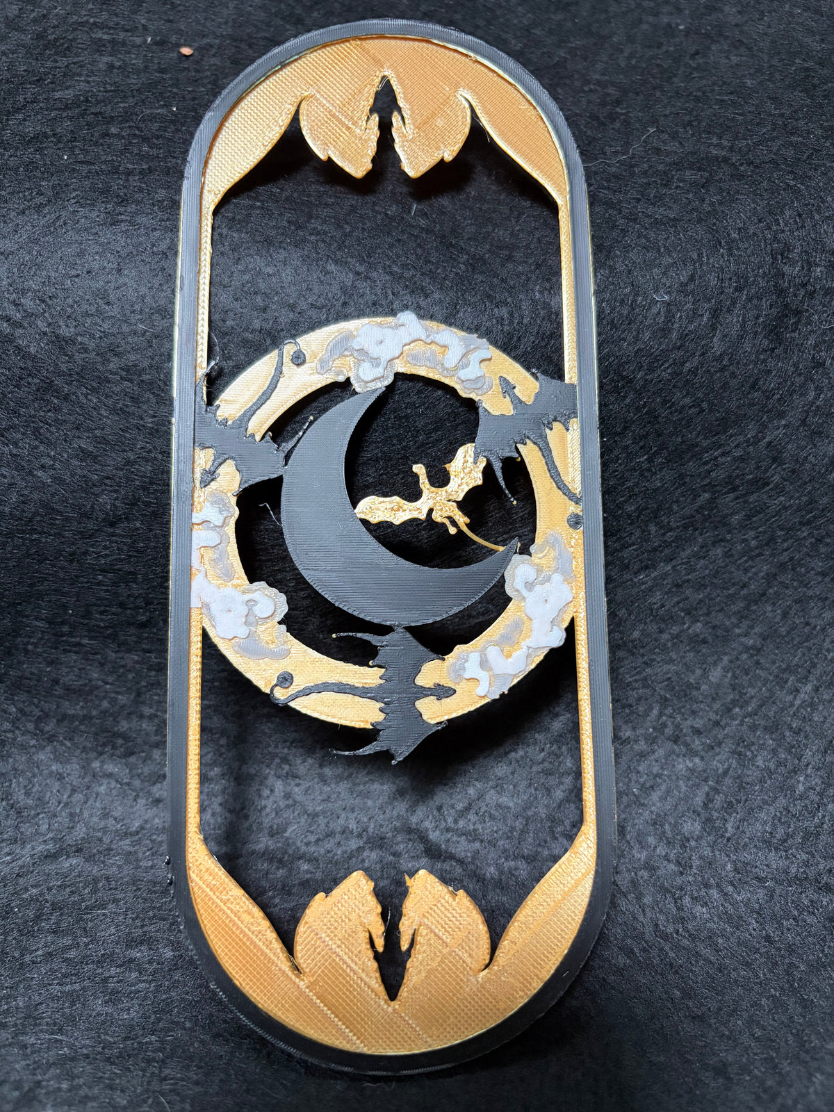 Moon Fourth Wing bookmark