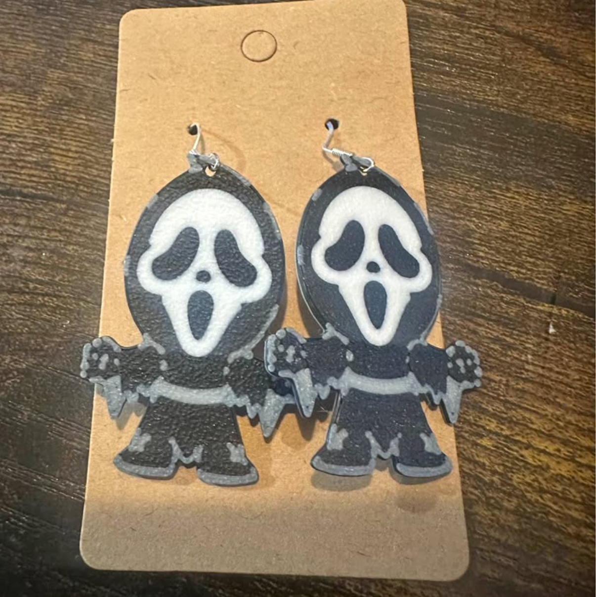 Ghostface earrings