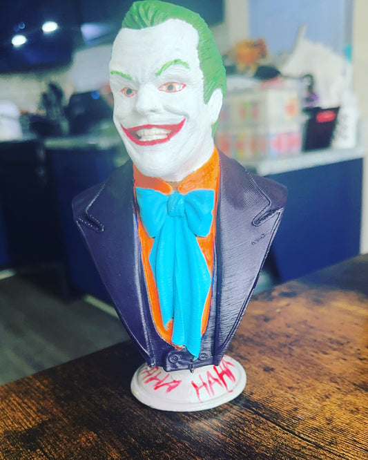 3d printed joker bust