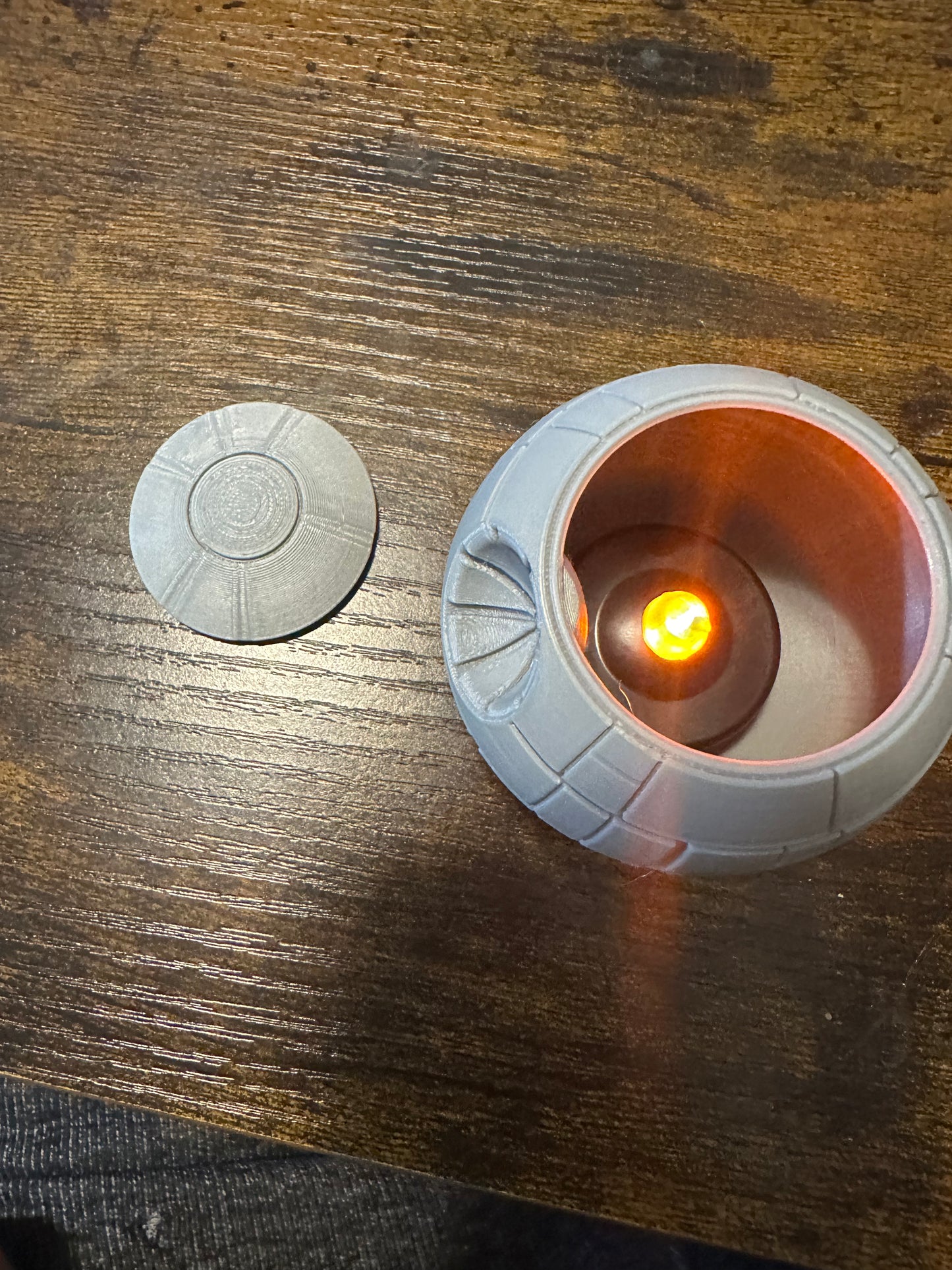 Death Star tealight