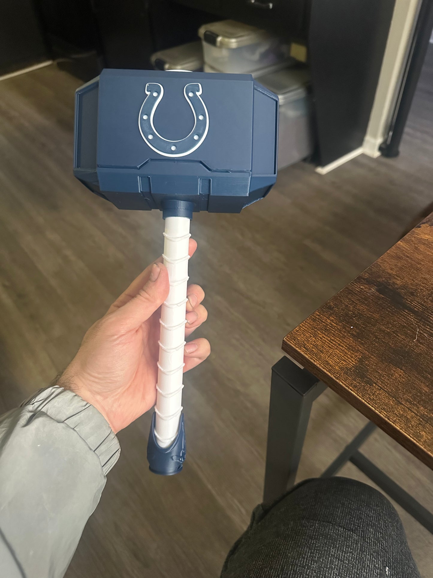 3d printed Indianapolis colts Thor hammer
