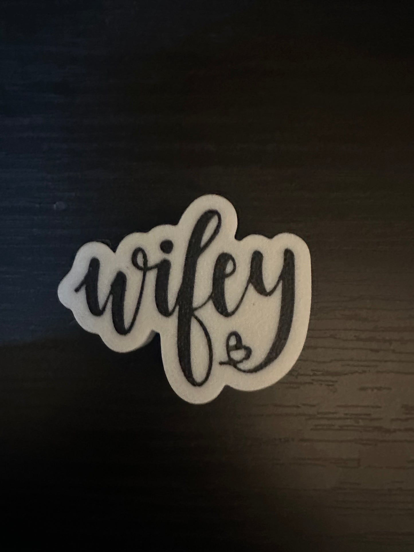 3d printed wifey straw topper
