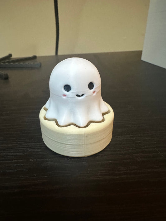3d printed ghost clicker fidget toy
