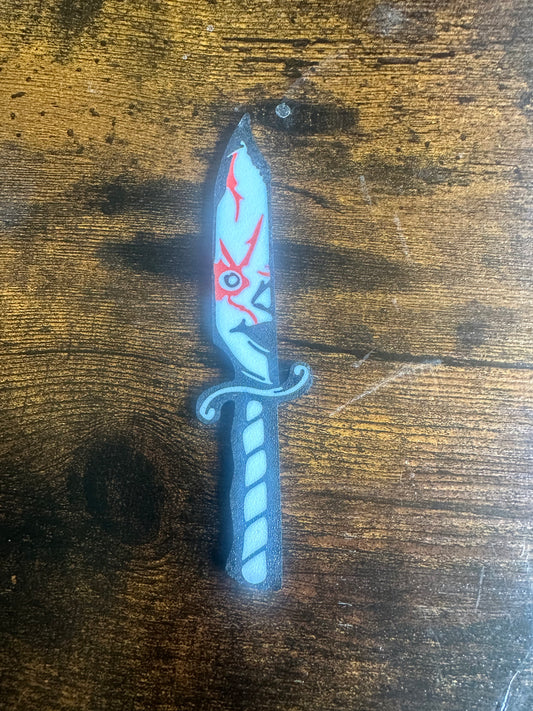 3d printed chucky knife