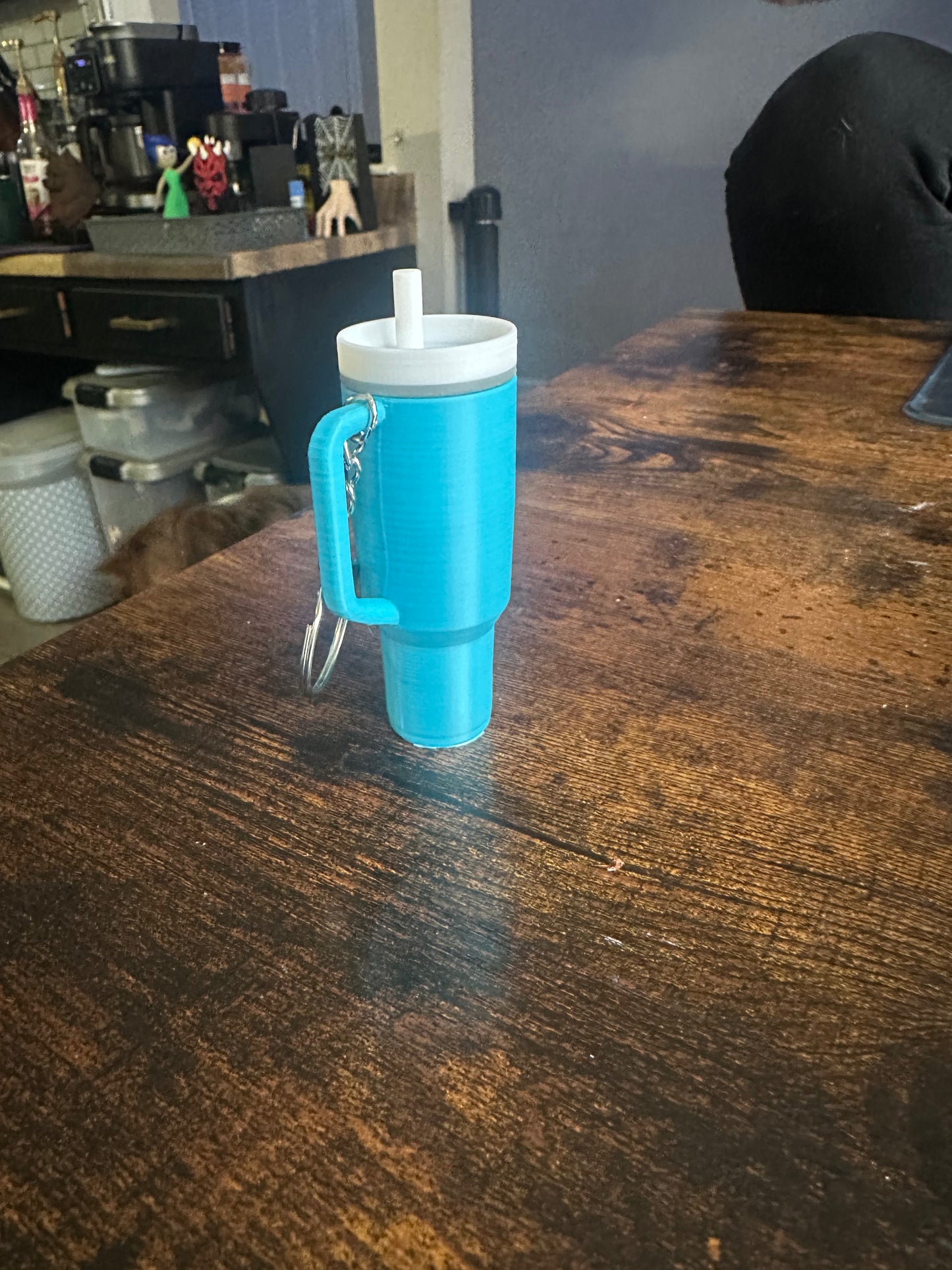 3d printed Stanley cup chapstick holder keychain