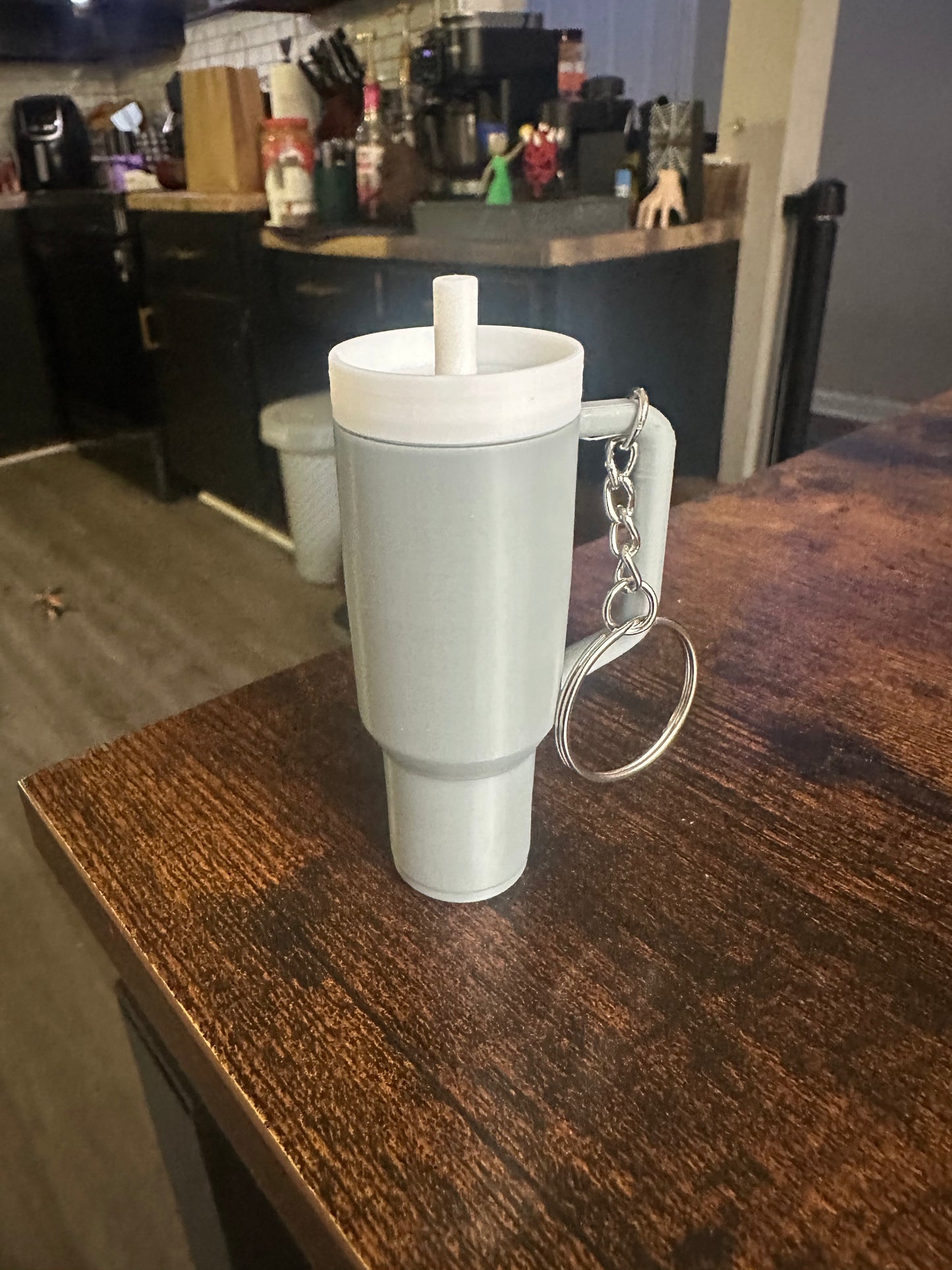 3d printed Stanley cup chapstick holder keychain