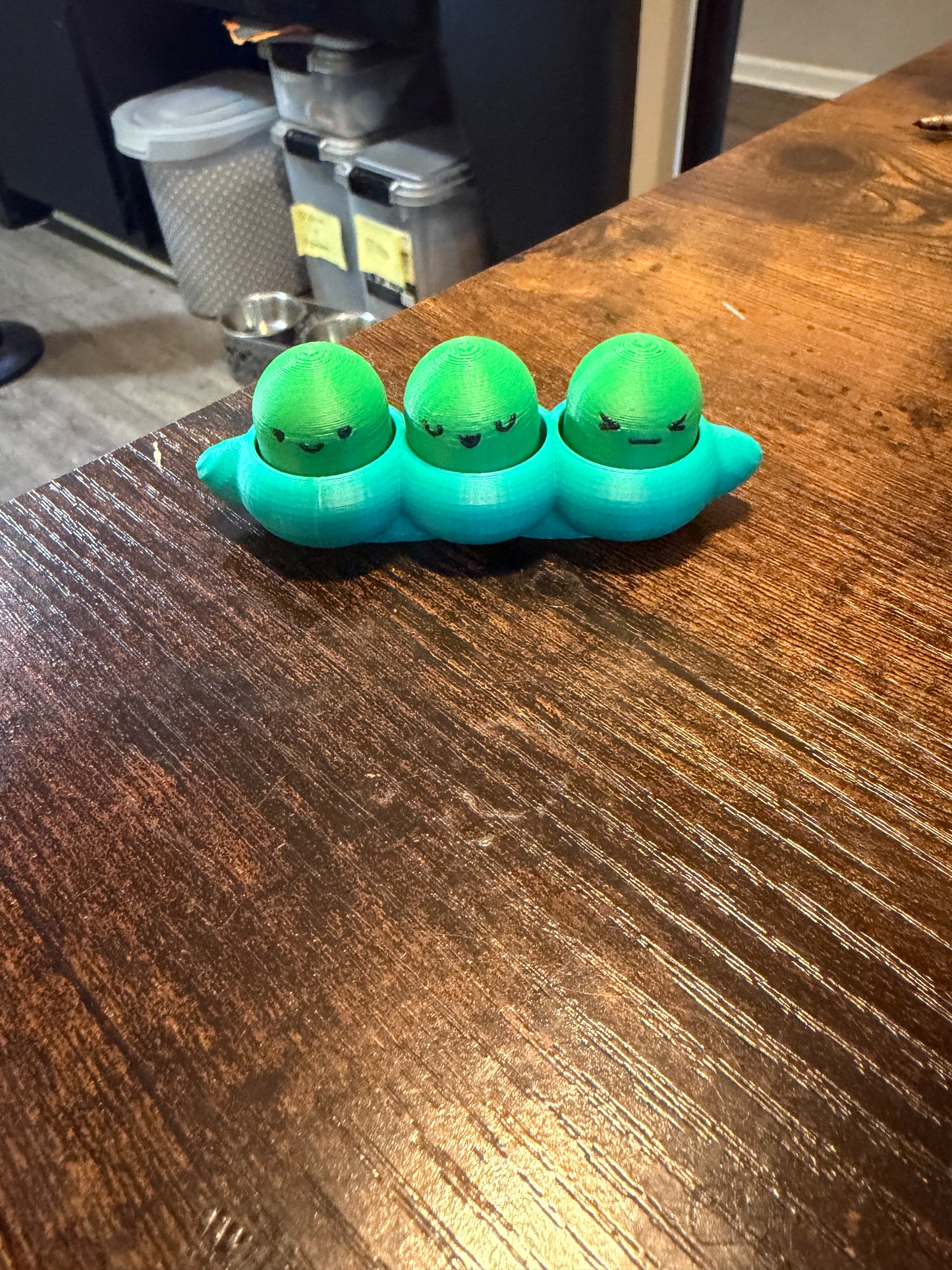 3d printed peapod fidget clicker