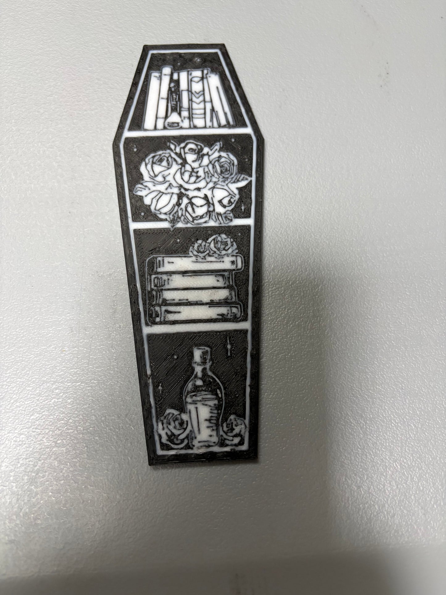 Coffin bookmark