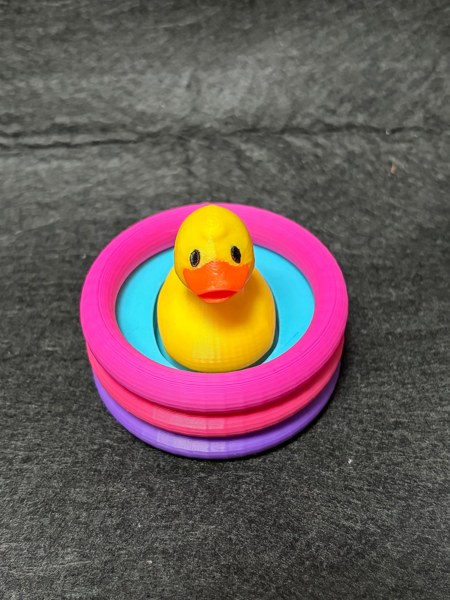 Rubber ducky fidget clicker