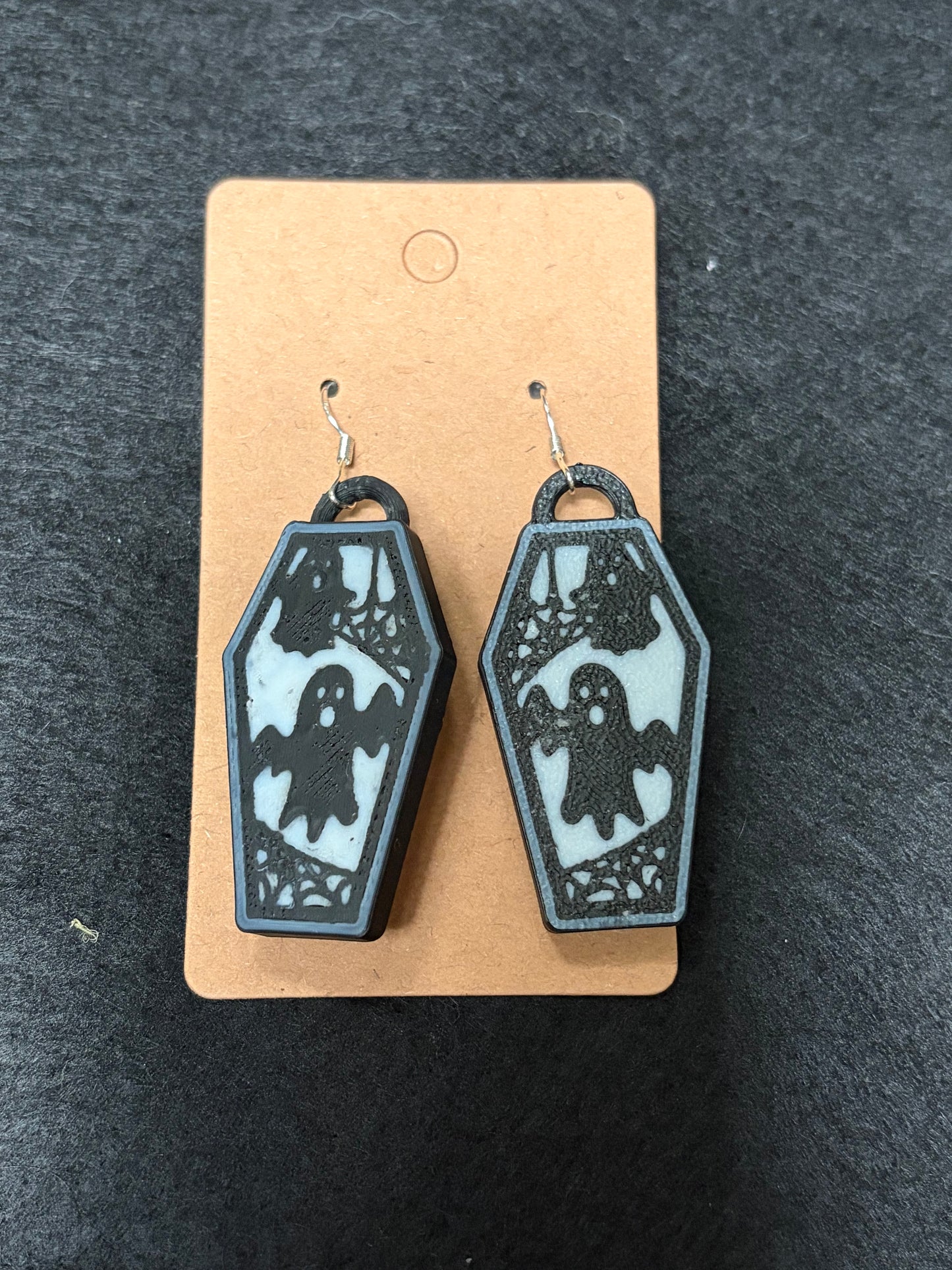 Coffin earrings