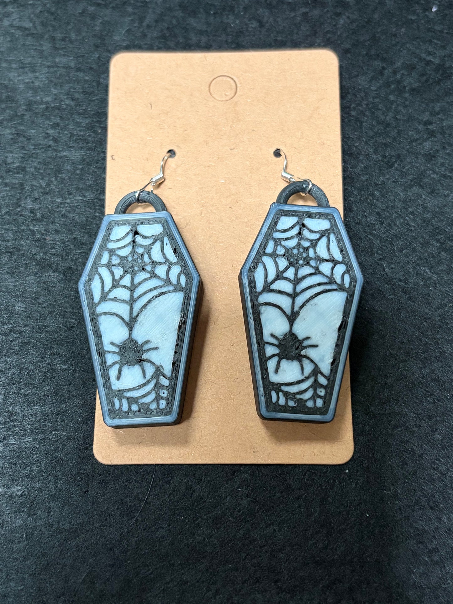 Coffin earrings
