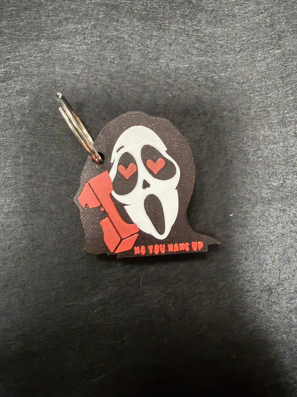 Ghostface can opener keychain