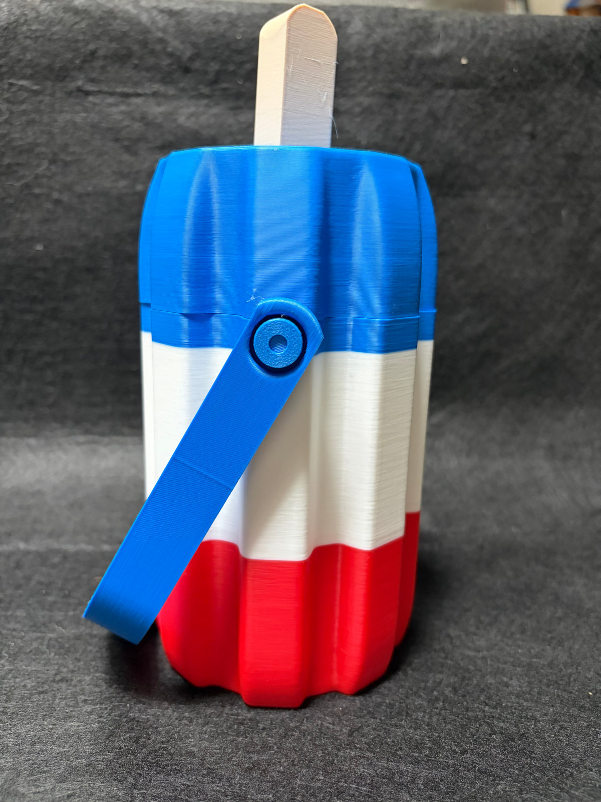 Popsicle can cooler