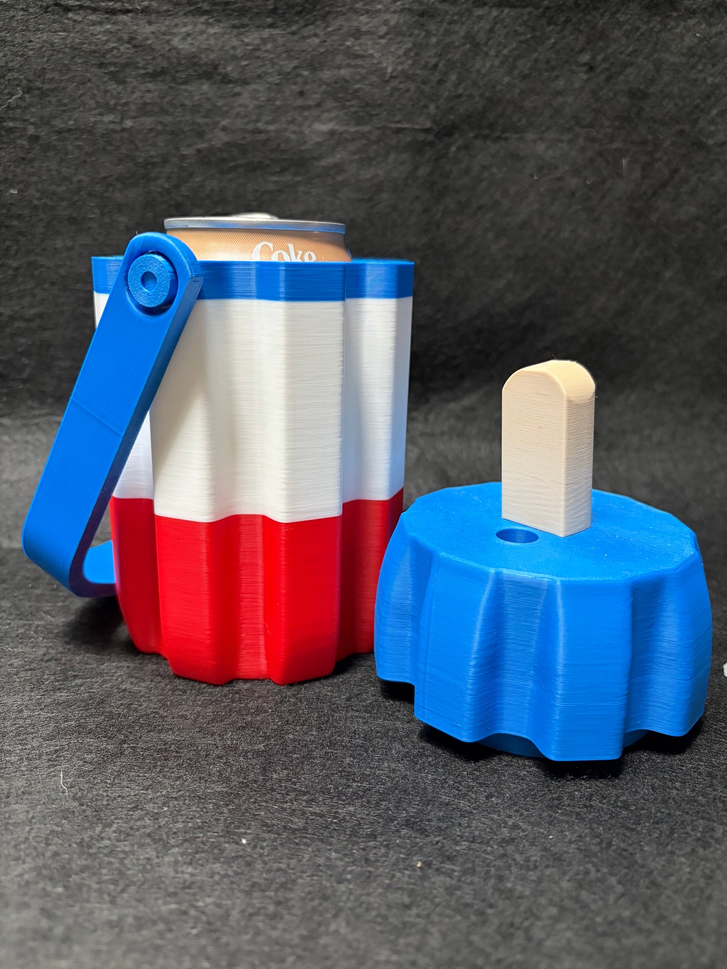 Popsicle can cooler