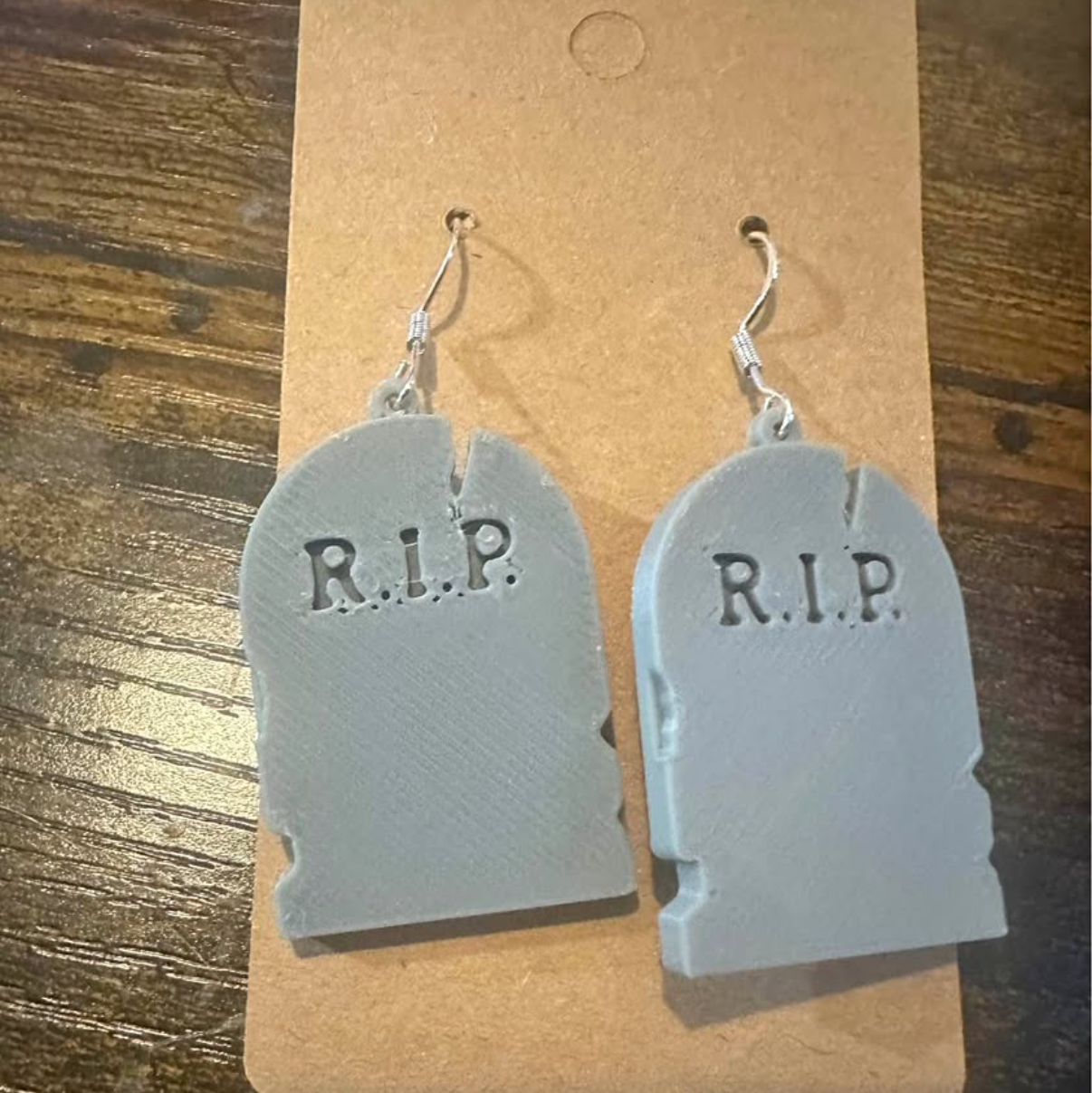 Tombstone earrings