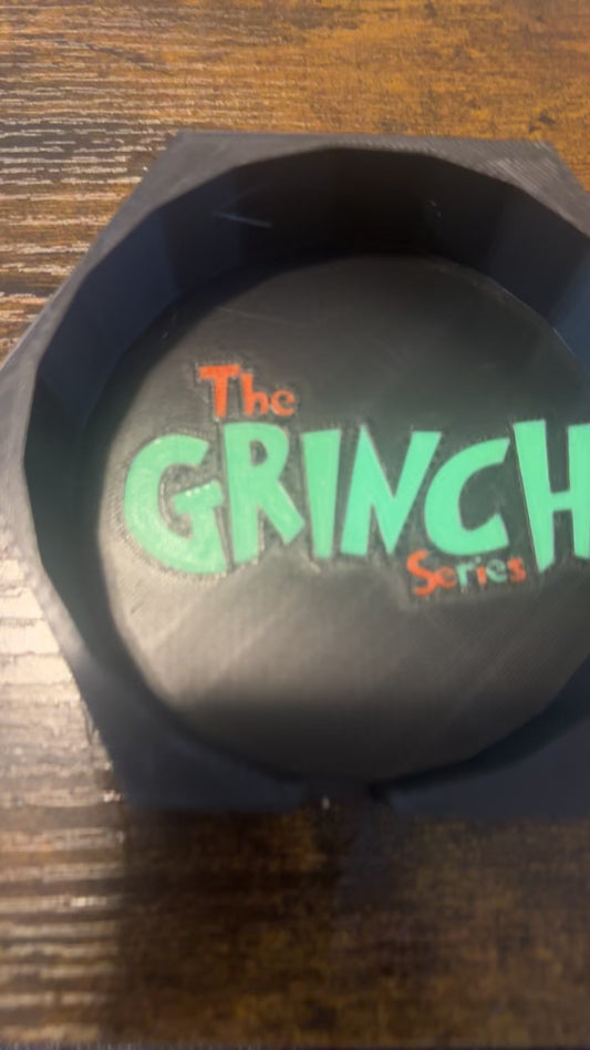 3d printed grinch coasters